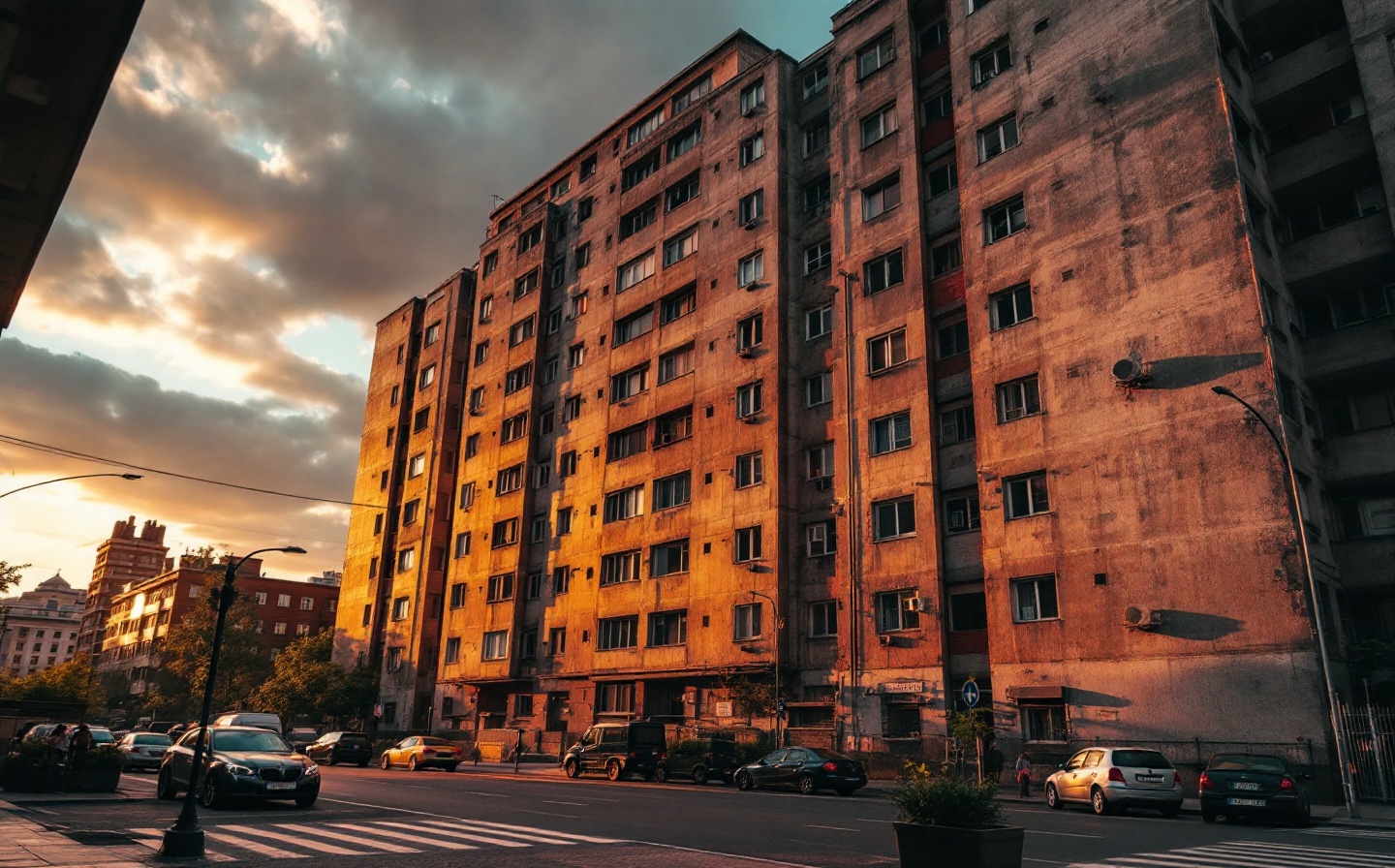 Городская архитектура — вид с улицы